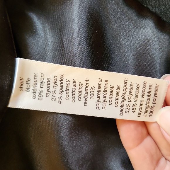 EUC Maurices leather and fabric jacket sz 1x - Picture 11 of 15